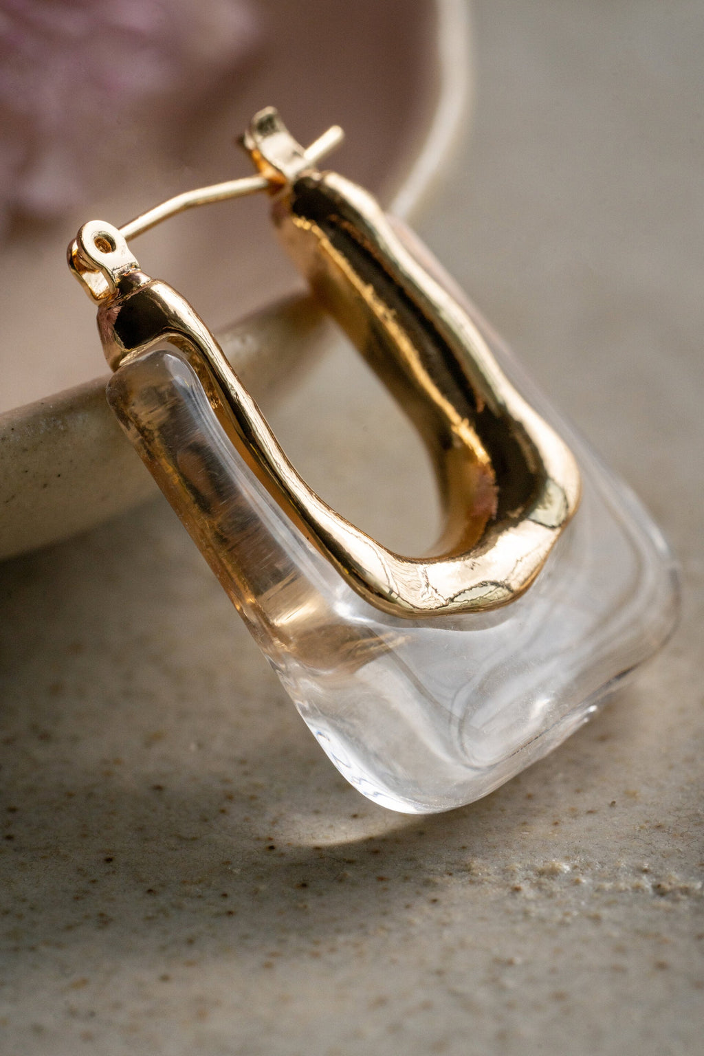 See Through Hoops Gold