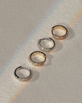 The Super Shimmer Diamond Huggies (12mm)