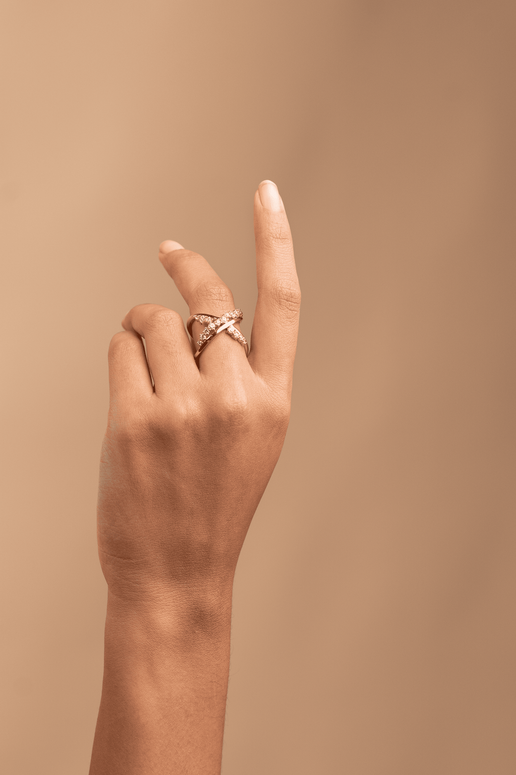 Splatter Studded X Ring