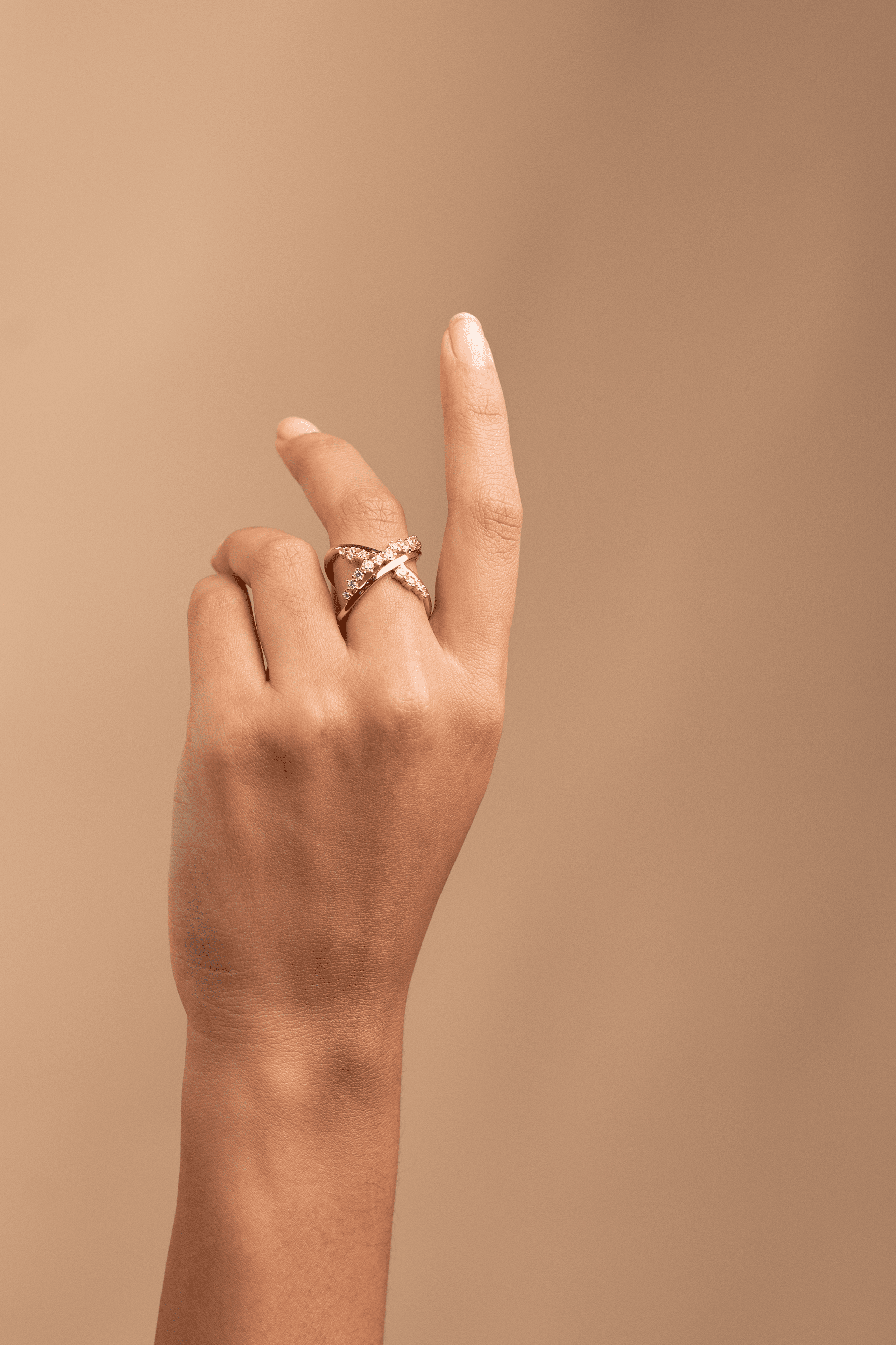 Splatter Studded X Ring