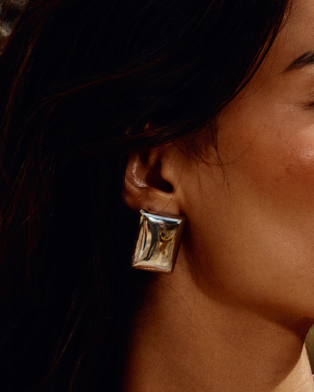 The Biarritz Studs- Silver