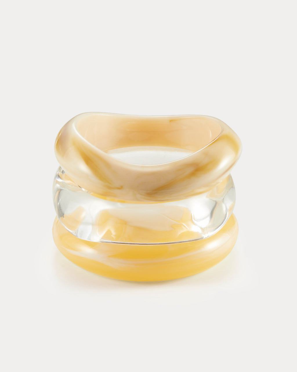 The Formentera Bangle Set- Yellow
