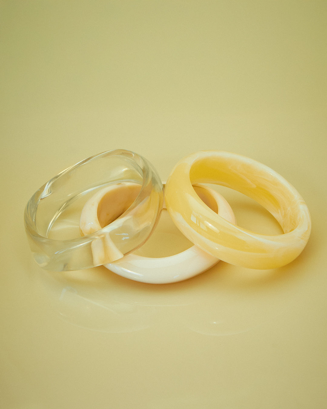 The Formentera Bangle Set- Yellow