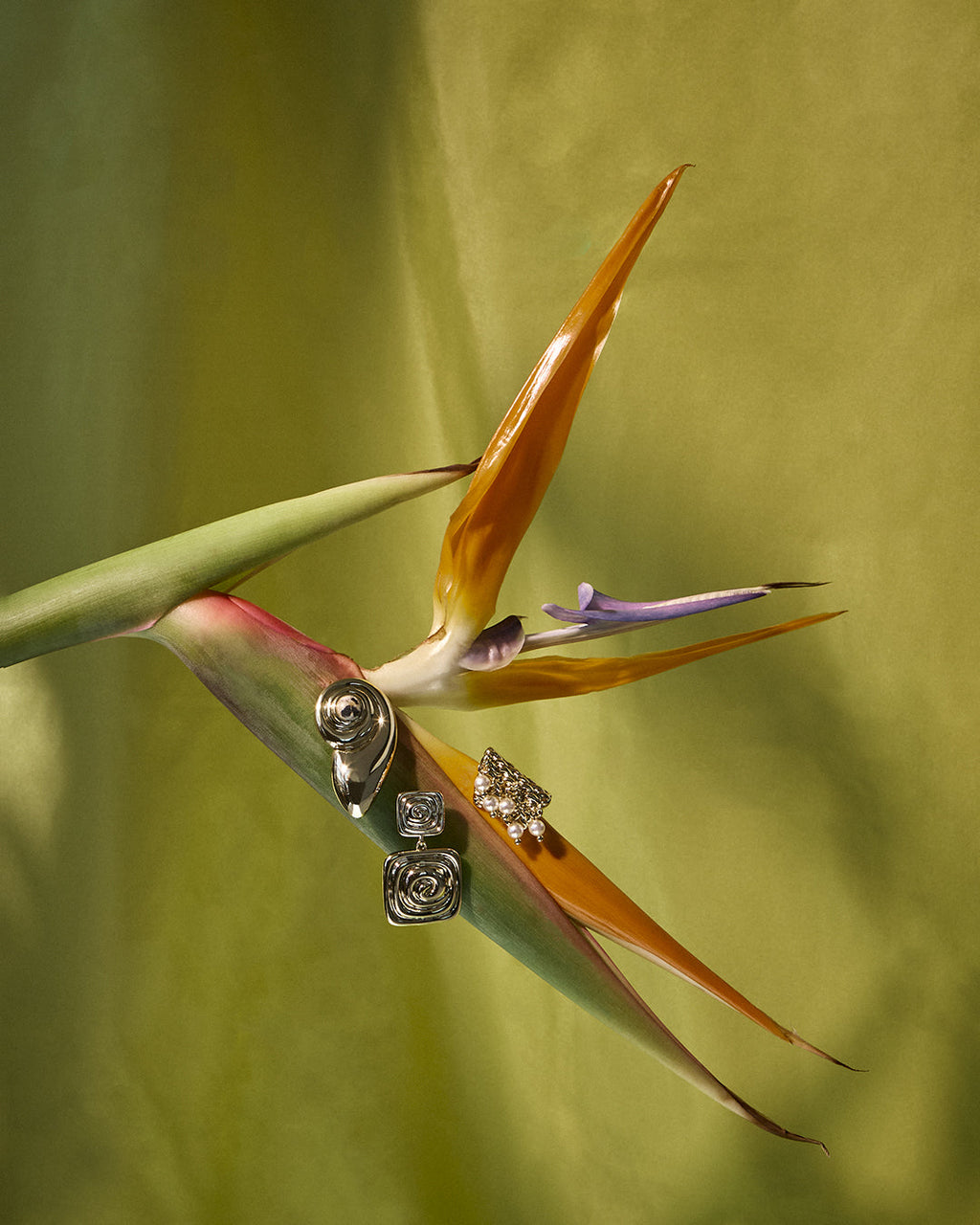 The Seychelles Statement Earrings- Silver
