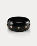 The St. Lucia Lucite Cuff- Gold