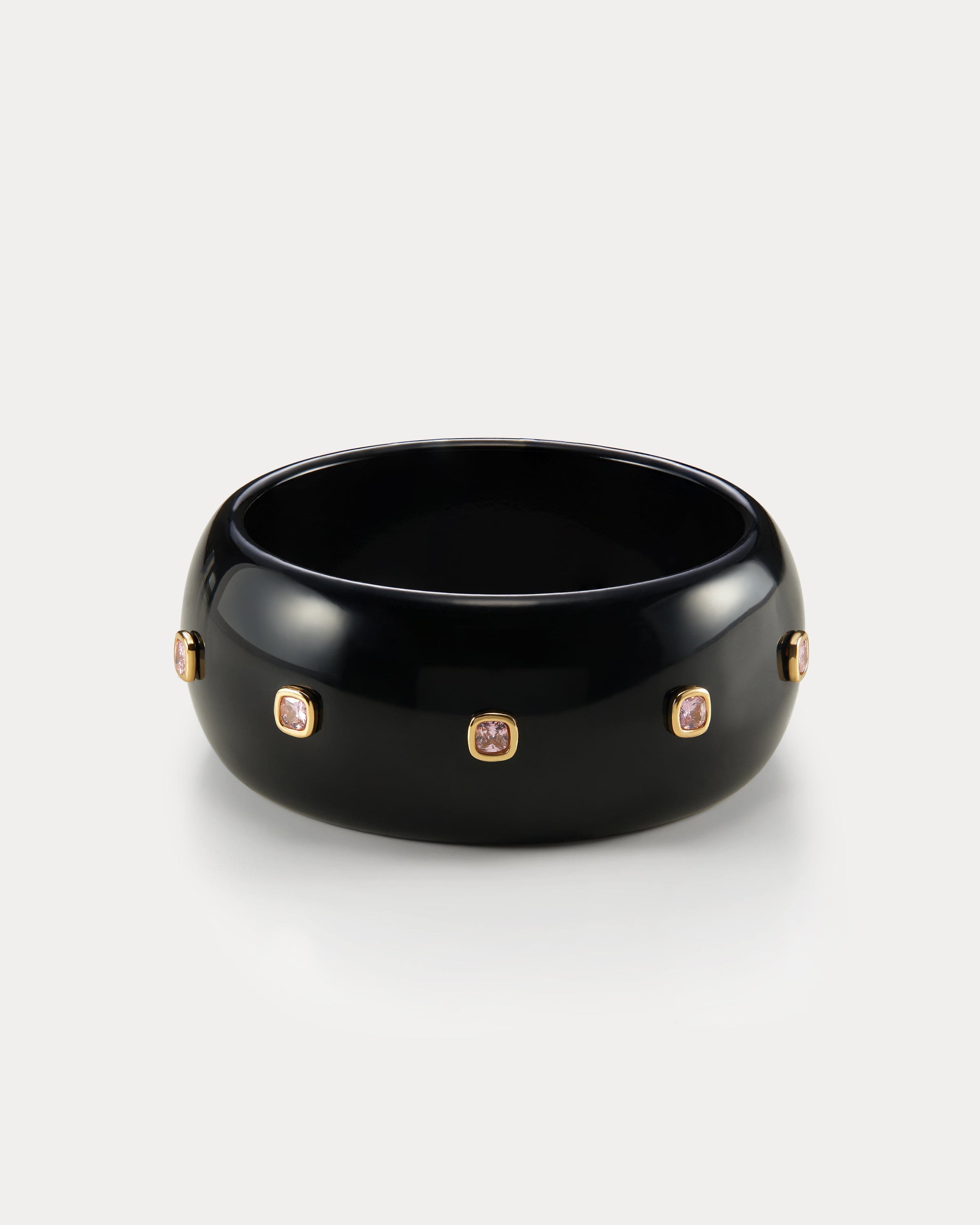 The St. Lucia Lucite Cuff- Gold