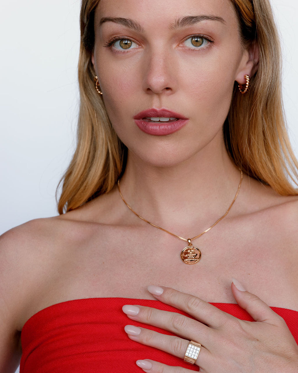 The 'I Love Jewelry' Coin Necklace
