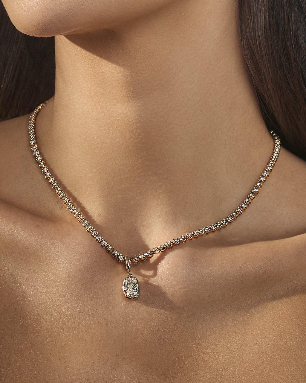 The Diamond Georgian Pendant