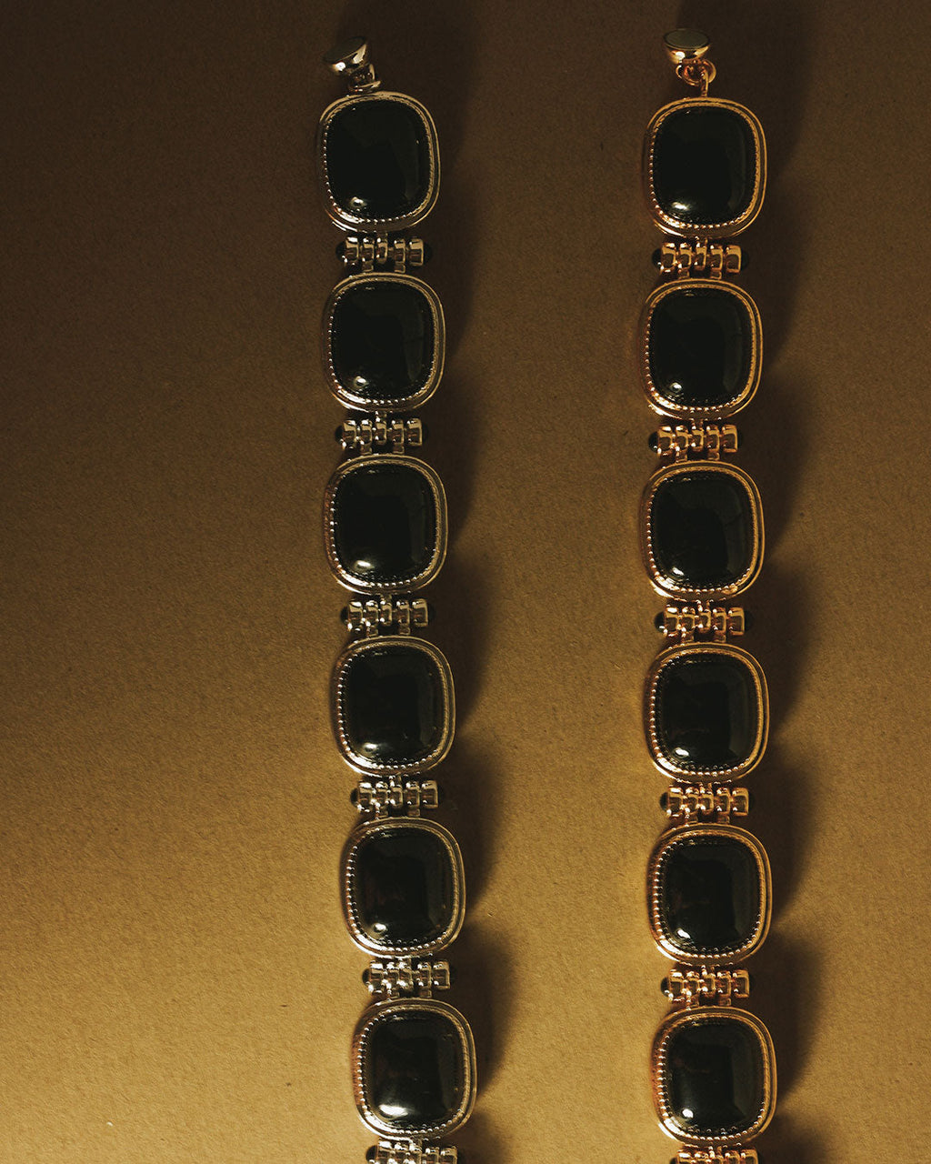 The Midnight Mesa Beaded Bracelet-Gold