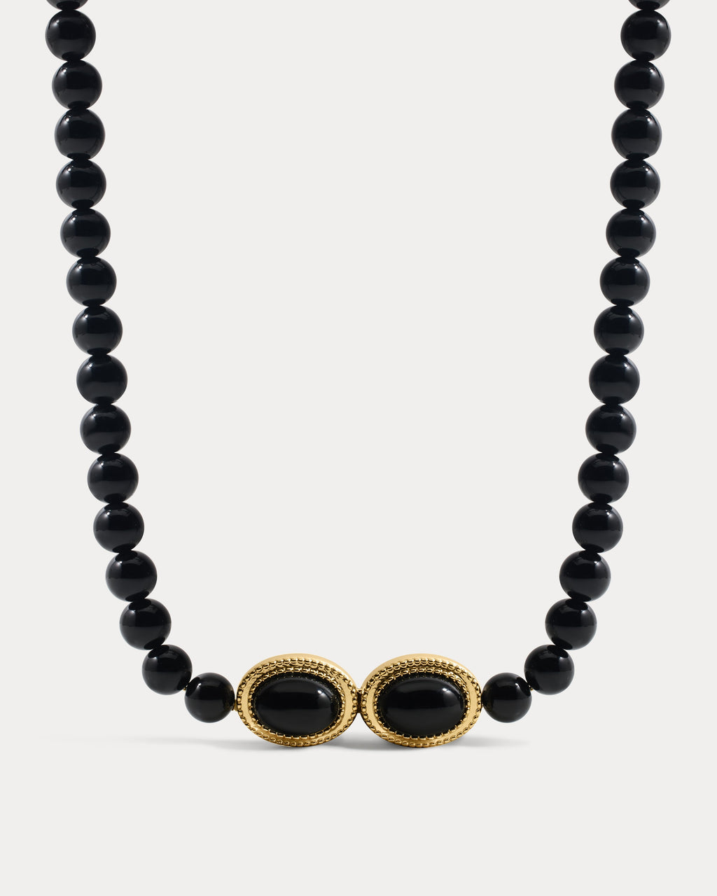 The Midnight Mesa Beaded Necklace-Gold