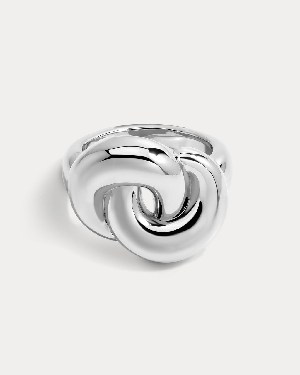 The Solstice Knot Ring-Silver