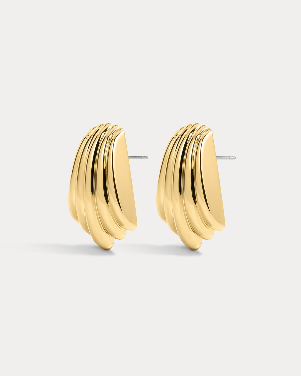 The Sundown Statement Studs- Gold