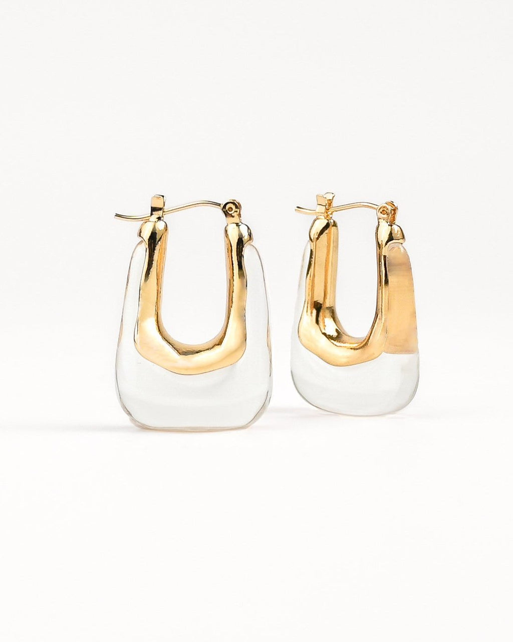 See Through Hoops Gold
