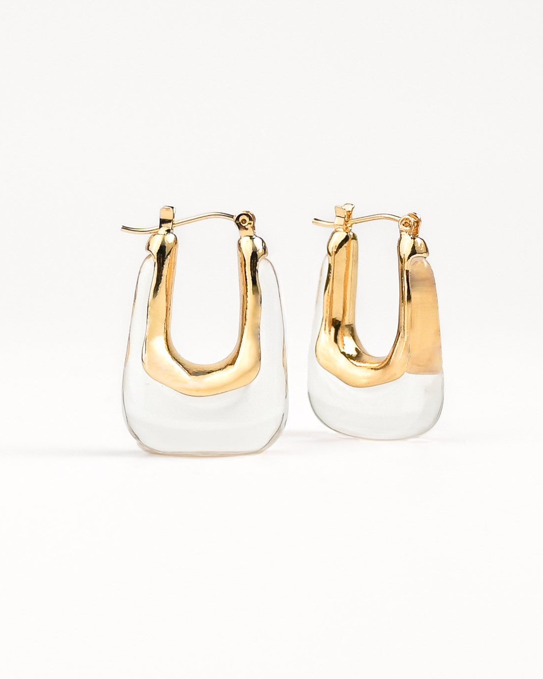See Through Hoops Gold