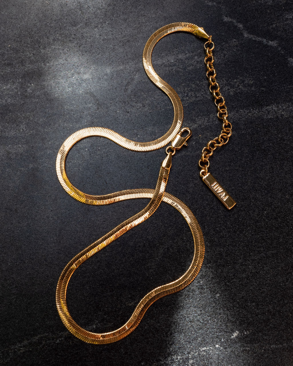 The Classique Herringbone Chain- Gold (Ships Mid July)