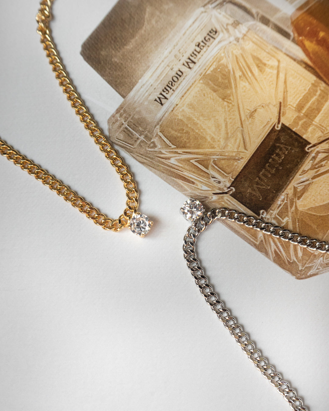 Bardot Stud Charm Necklace- Silver (Ships Mid July)