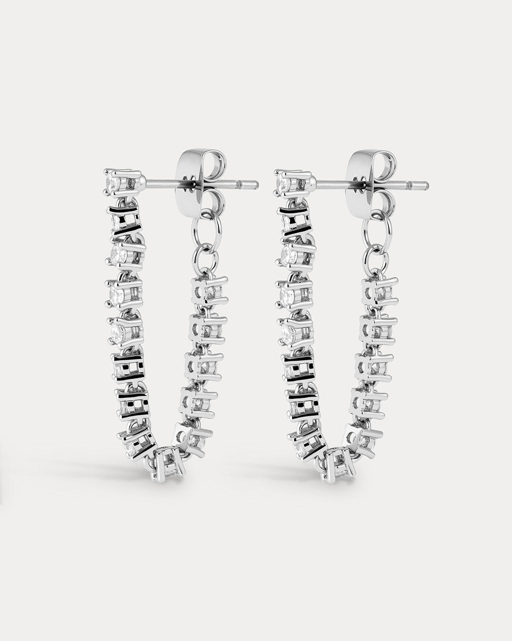 Ballier Chain Studs- Silver (Ships Early July)
