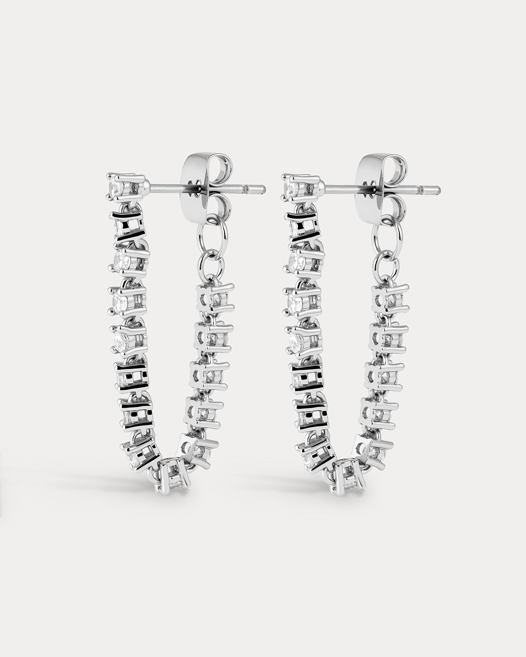 Ballier Chain Studs- Silver (Ships Early July)