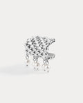 The Palma Pearl Ear Cuff- Silver