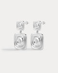 The Seychelles Statement Earrings- Silver