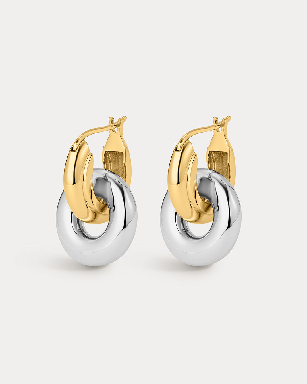 Two-Tone Interlock Hoops (Ships Late July)